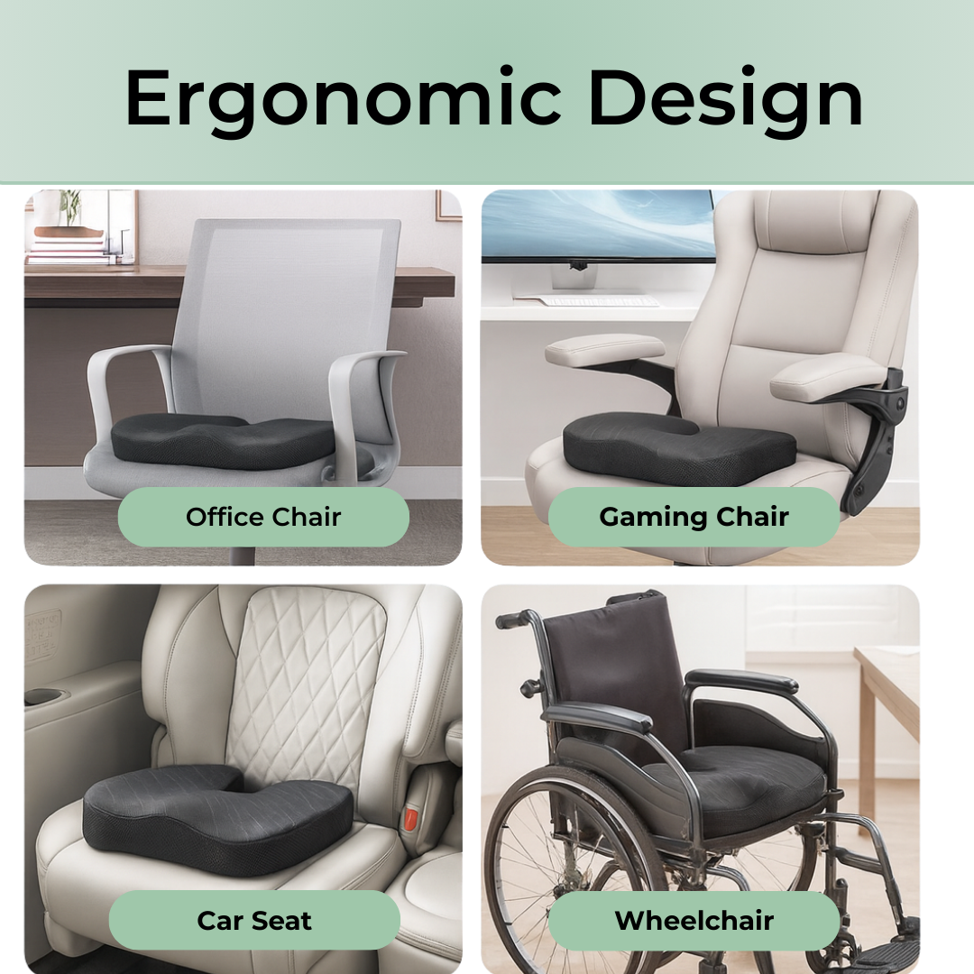 All-Day Ergonomic Relief Cushion
